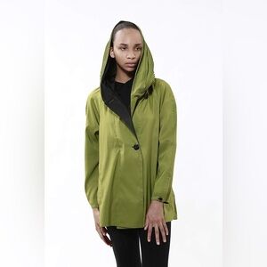 Mycra Pac Mini Donatella rain coat lightweight hood Reversible Women 0P 6/8